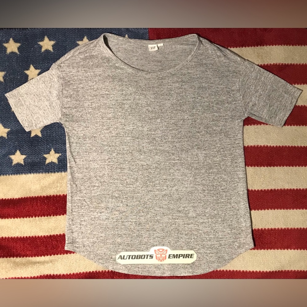 Vintage Womens GAP Soft Spun Gray Shirt S rlpc rlx Lauren Gym crossfit Kors 1 x